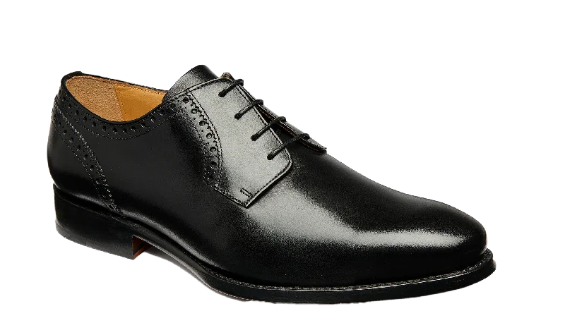 sleek business dress shoes for men-Morriston - Black Calf