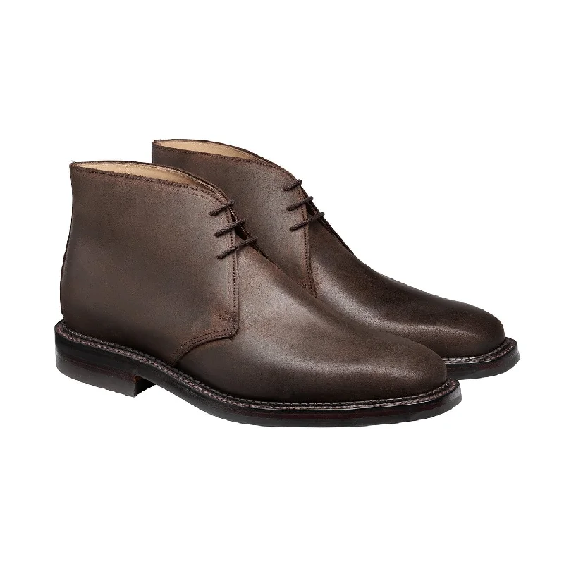 stylish dress shoes for special occasions-Molton Dark Brown Rough-Out Suede