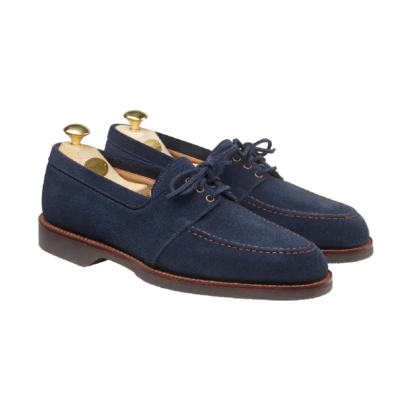 formal shoes with rubber sole for men-Falmouth Ocean Suede