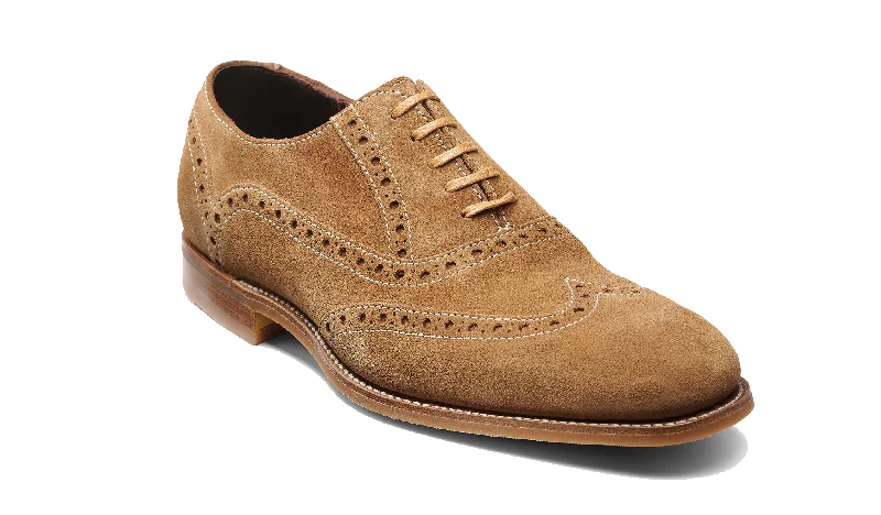 modern oxford shoes for men-Grant - Tan Suede