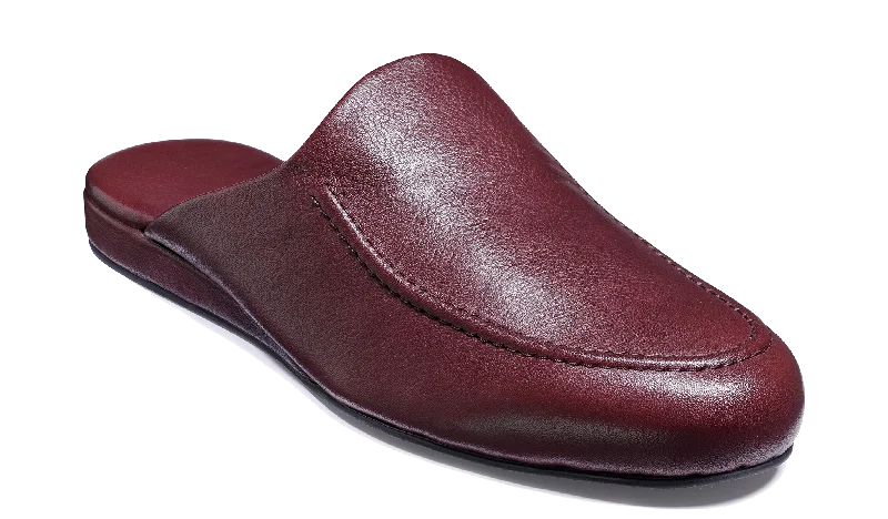 business formal shoes for men-Birch - Burgundy Leather