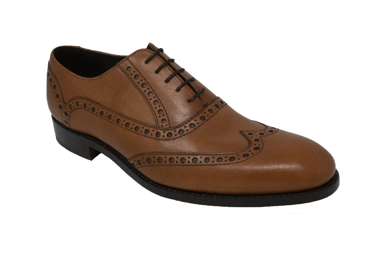 men’s formal shoes for job interviews-Grant - Chestnut Calf