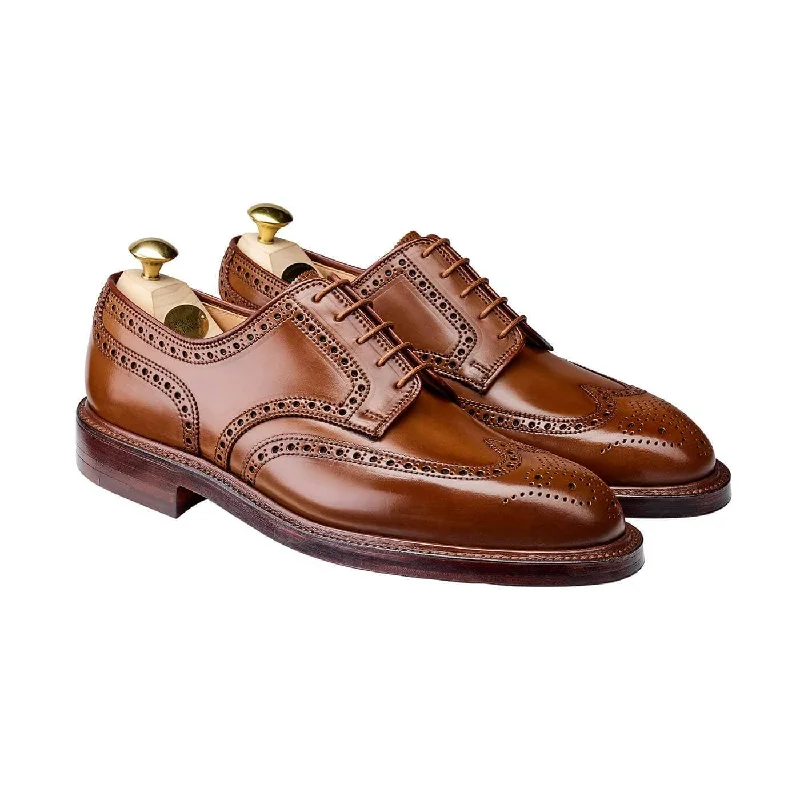 men’s premium formal shoes with comfortable fit-Pembroke Whisky Cordovan