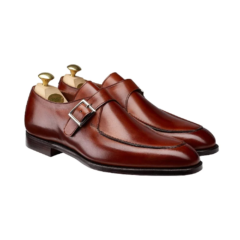 brown formal shoes for office wear-Lawrence 2 Chestnut Antique Calf