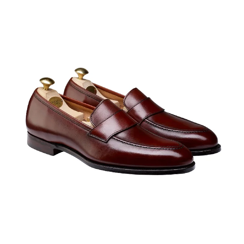 formal shoes for business casual wear-Harcourt Chestnut Antique Calf