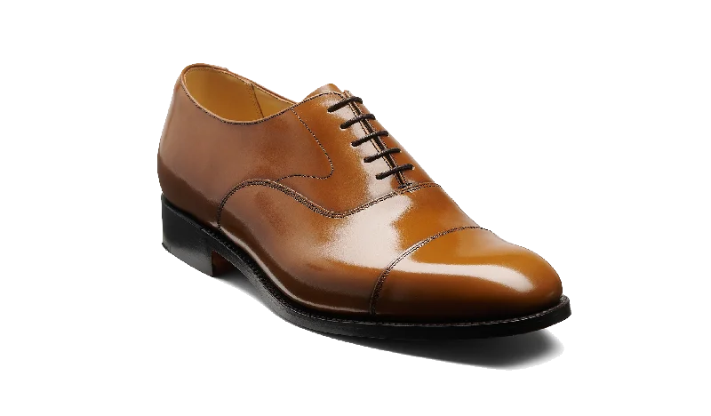 best quality men’s dress shoes-Malvern - Tan Hi Shine