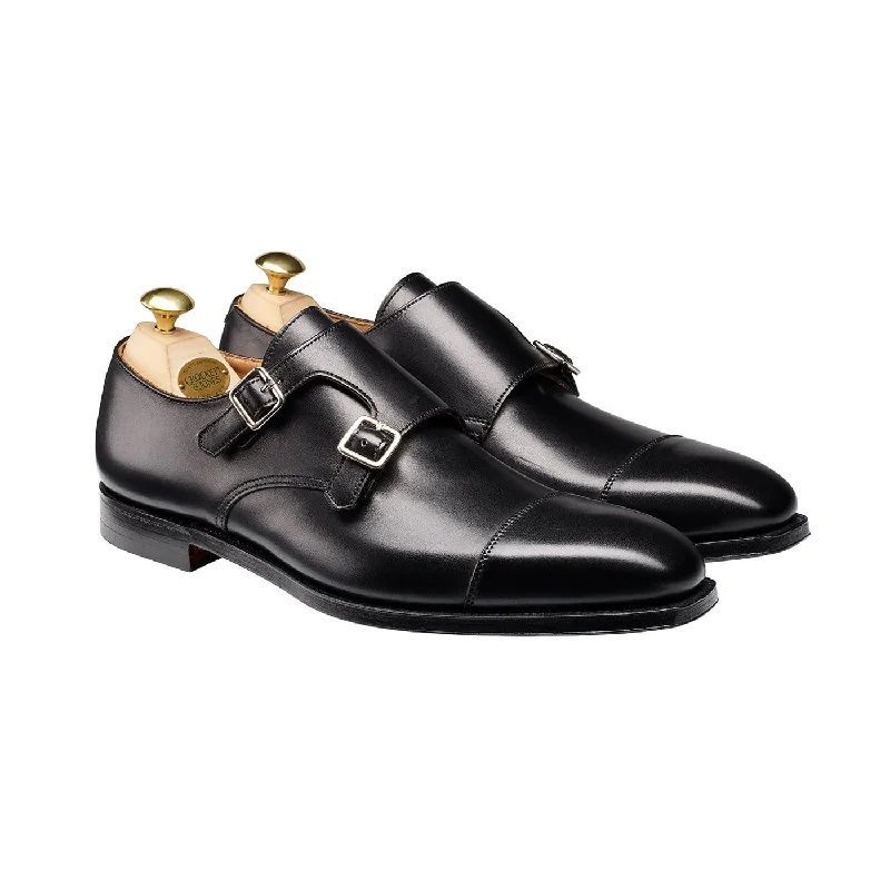 men’s classic oxford shoes-Lowndes Black Calf