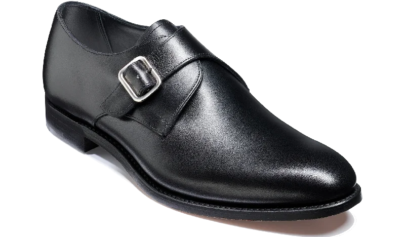 men’s slip-on leather dress shoes-Marble Arch - Black Calf