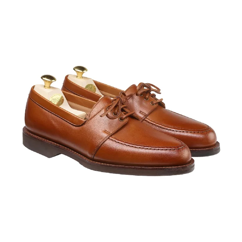 high-quality oxford shoes for men-Falmouth Tan Wax Calf