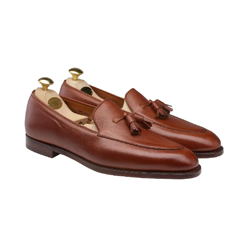 stylish dress shoes with lace-up closure-Antibes Chestnut Milled Calf