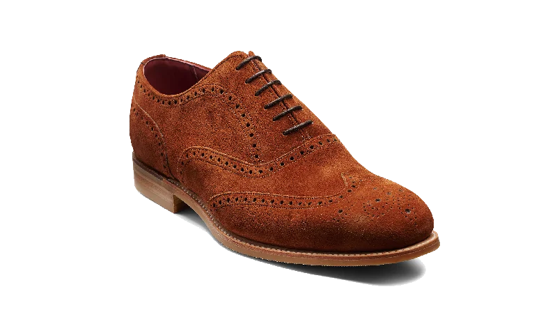 men’s dress shoes for office wear-Brando - Rust Suede