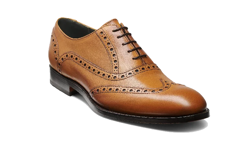 leather dress shoes with cushioned insole-Grant - Tan Calf