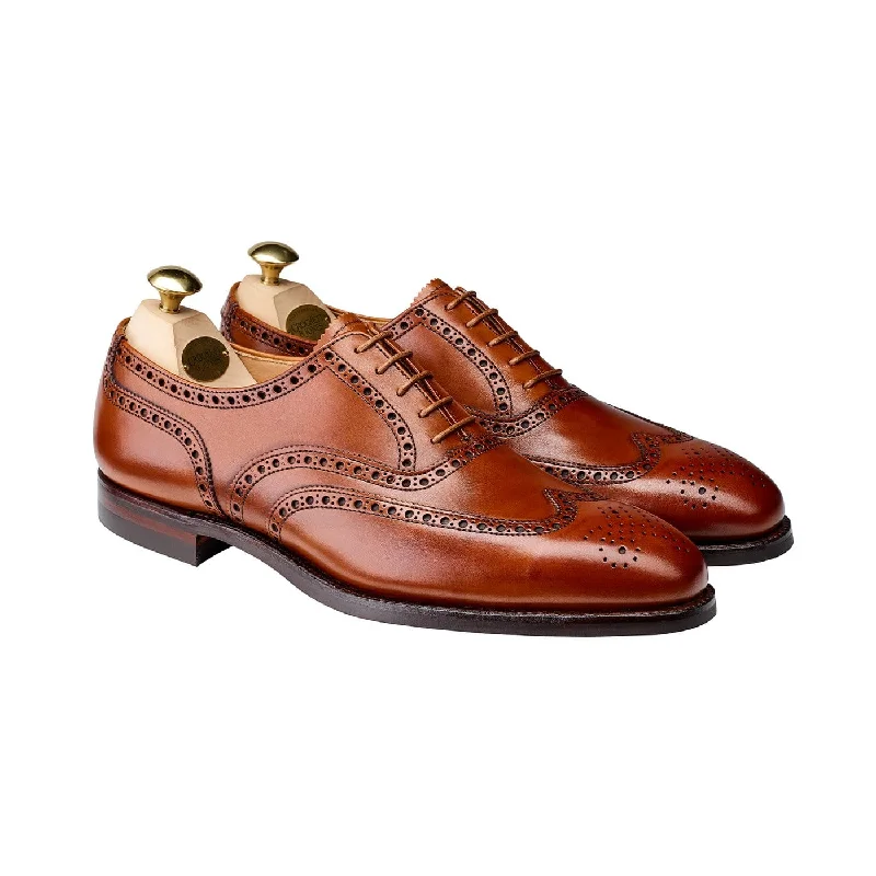 polished formal shoes for men-Westgate 2 Tan Burnished Calf