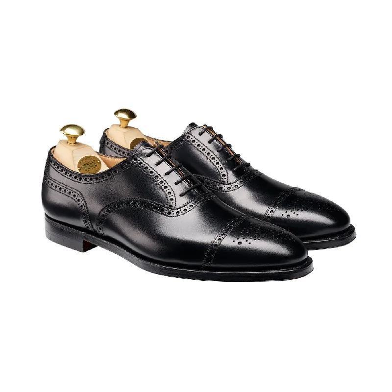 comfortable leather dress shoes for men-Westfield Black Calf