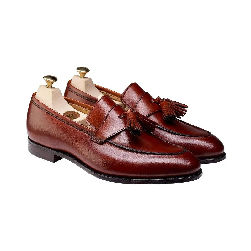 elegant dress shoes for business meetings-Sophie 2 Chestnut Burnished Calf