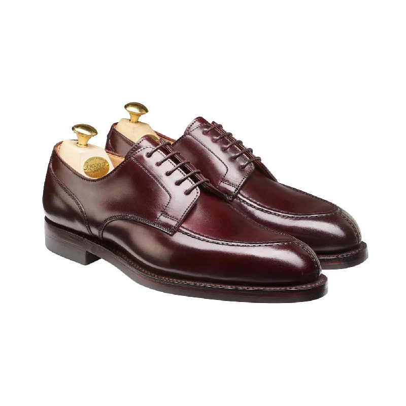 brown formal shoes with lace-up design-Ascott 2 Burgundy Cordovan