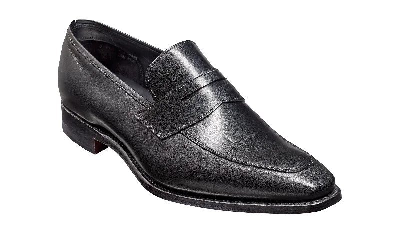 slip-on formal shoes with comfort-Ravel - Black Calf