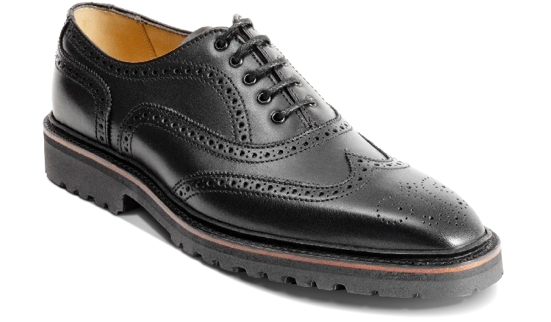 best quality men’s dress shoes-Sedburgh - Black Calf