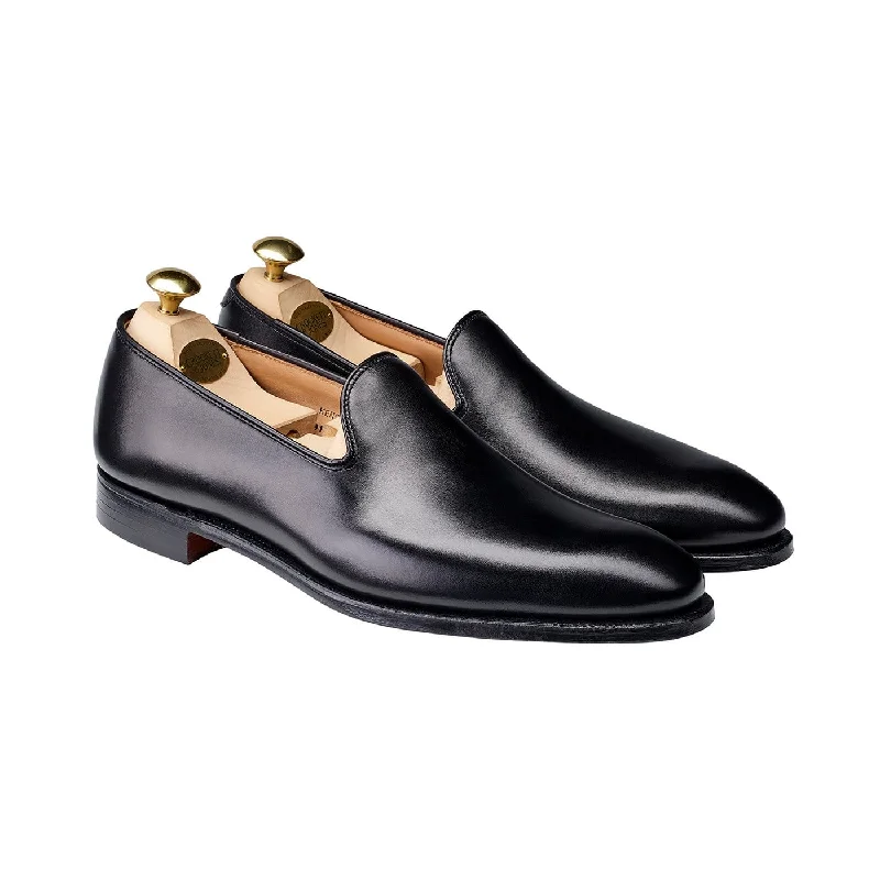 men’s formal shoes with padded insole-Kensington Black Calf