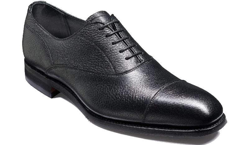 dress shoes with memory foam sole-Newton - Black Deerskin