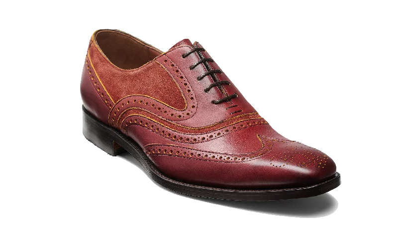 men’s formal shoes with patent leather finish-Mcclean - Rum Mustard