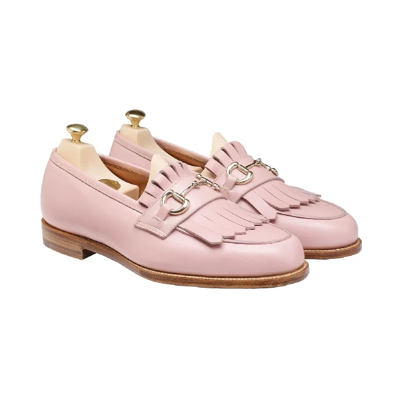 premium leather shoes for men-Clara Blush Pink Calf