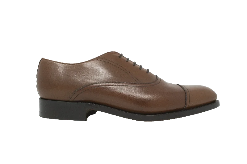 brown oxford shoes for men-Nevis - Chestnut Calf