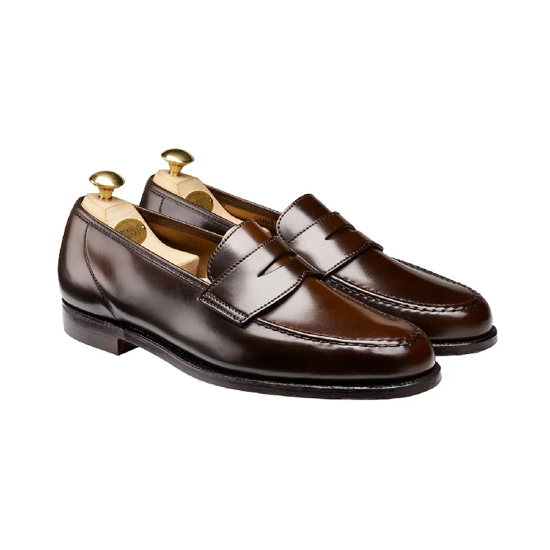 business shoes with comfort for men-Harvard Dark Brown Cordovan