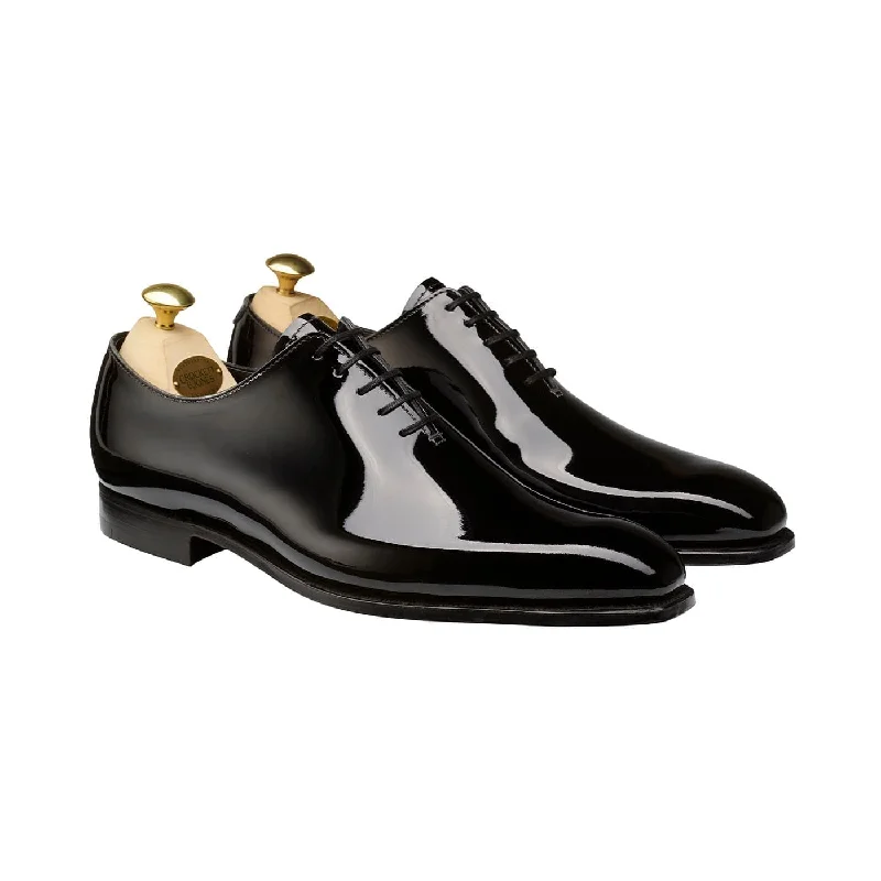 men’s dress shoes with smooth upper-Alex Black Patent