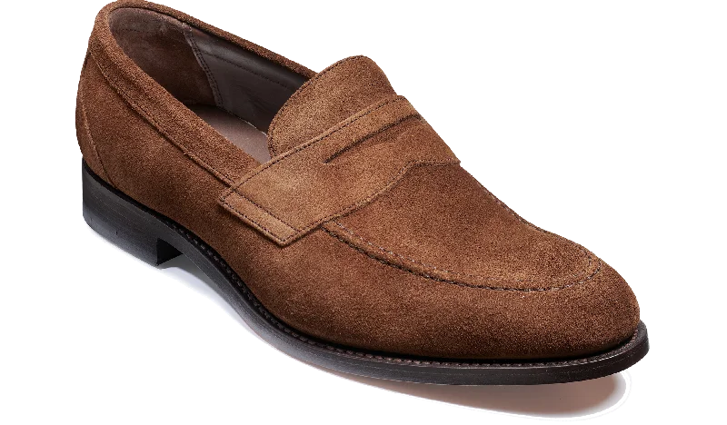 stylish dress shoes for evening wear-St Pauls - Castagnia Suede