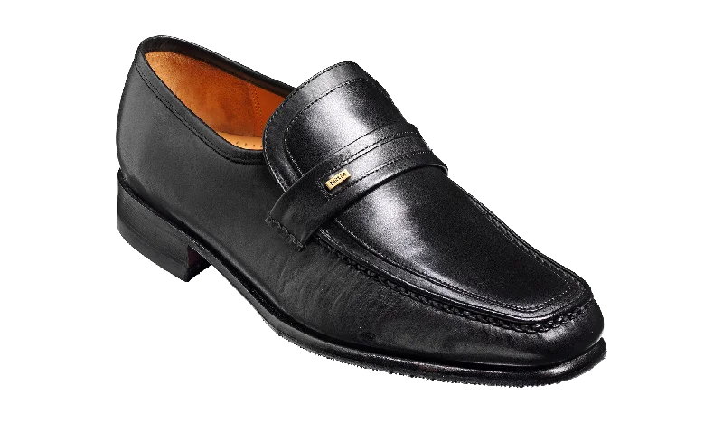 comfortable formal shoes for weddings-Wesley - Black Calf