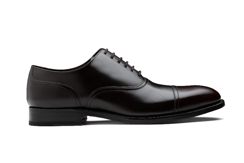 high-quality oxford shoes for formal events-Pullman 2 - Walnut Hi-Shine