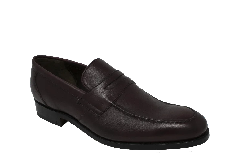 premium oxford dress shoes-Warner - Burgundy Calf