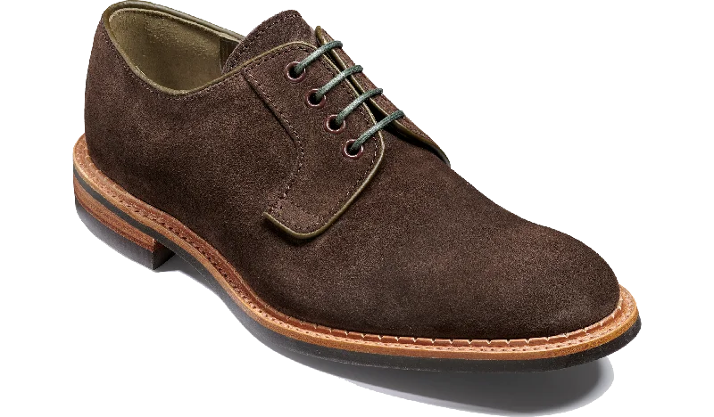 affordable dress shoes for men-Berry - Bitter Chocolate Suede