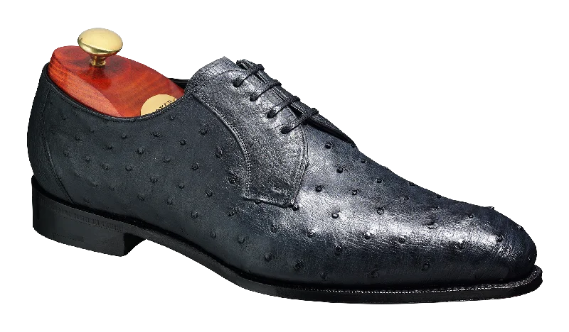 modern oxford shoes for men-Sutherland - Navy Ostrich