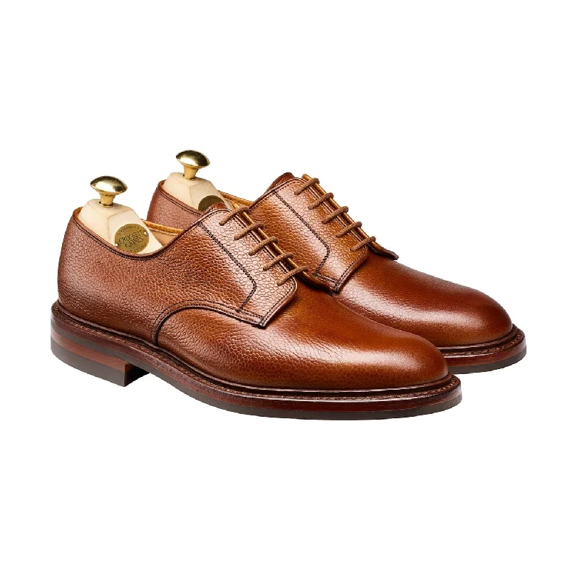 elegant dress shoes for formal events-Grasmere Tan Scotch Grain