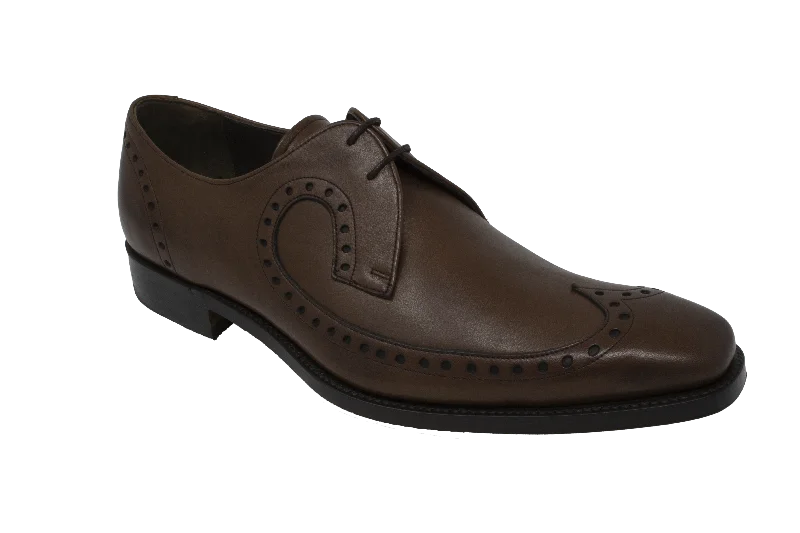 polished formal shoes for men-Woody - Brown Calf