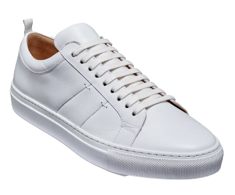 elegant formal shoes for business meetings-Greg - White Calf White Sole