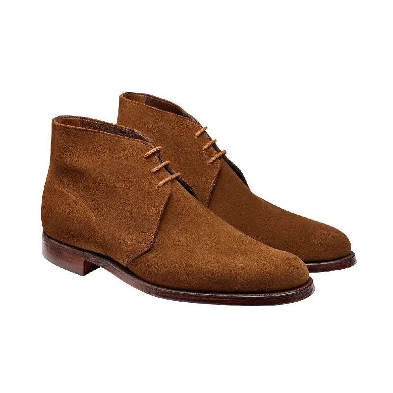 men’s leather oxford shoes-Chukka Snuff Suede