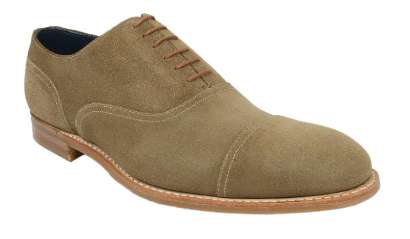 designer formal shoes for men-Pullman - Tan Suede