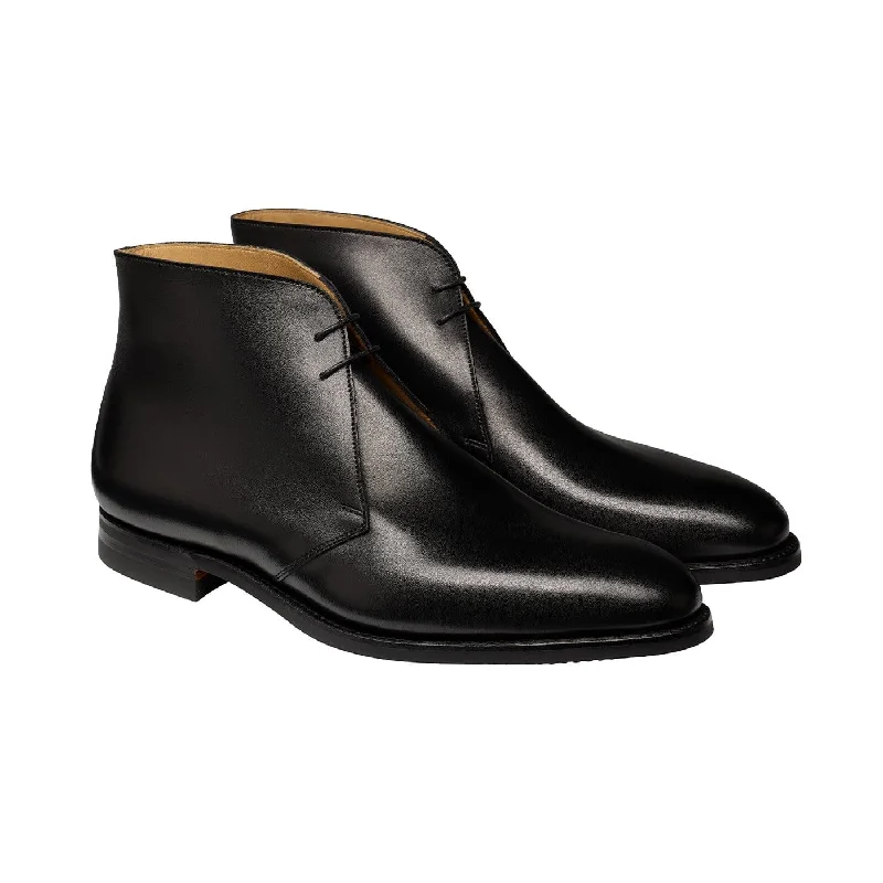 men’s leather shoes with luxurious finish-Upton Black Calf