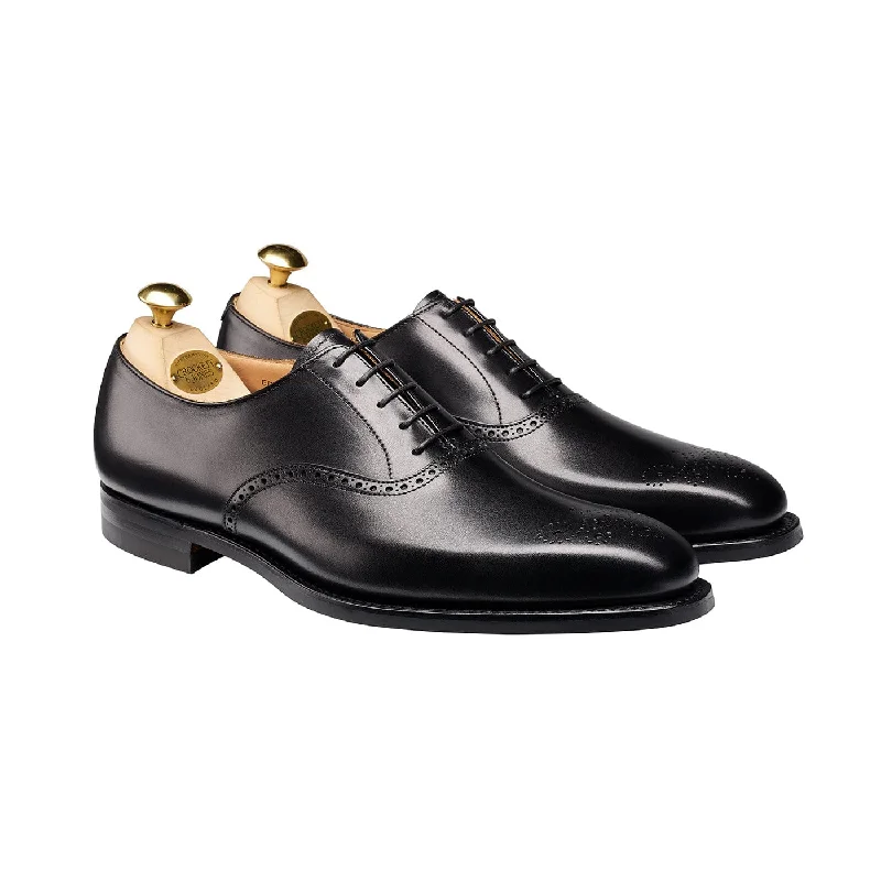 men’s premium business shoes-Edgware Black Calf