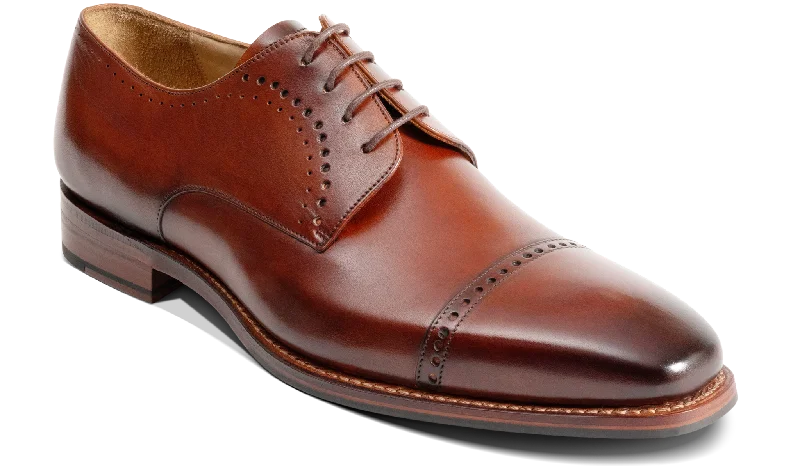 formal shoes for office men-Noah - Brown Hand Patina