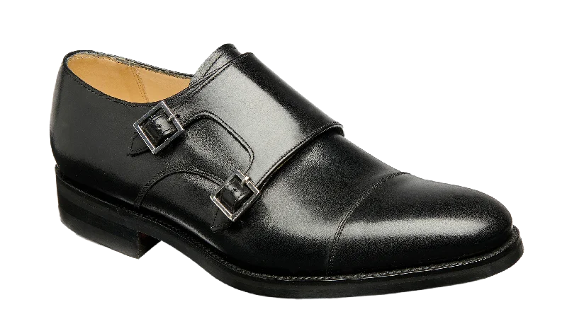 men’s premium formal shoes with comfortable fit-Tunstall 2 - Black Calf