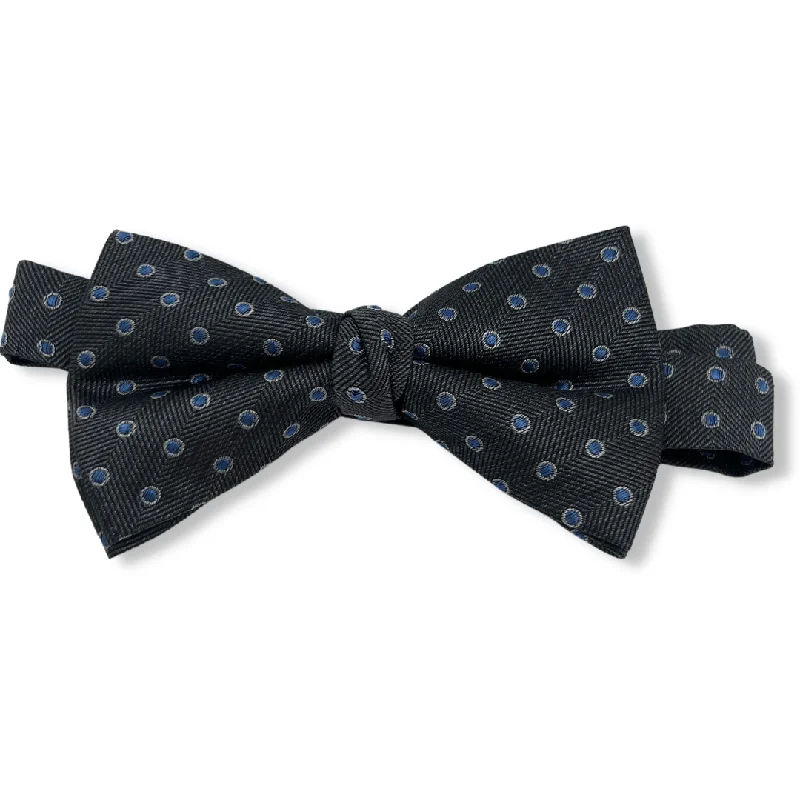 Classic red men's tie-Andrew Marc Boys Bow Tie_Grey/Blue EZB002