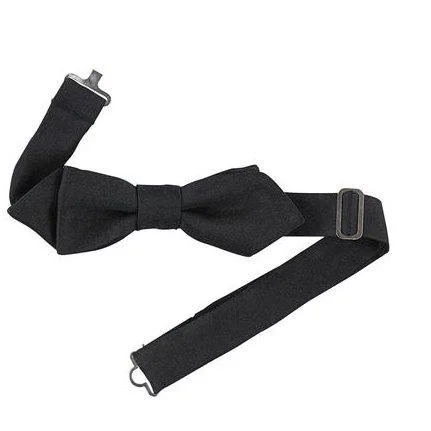 Men's tie with intricate embroidered design-Armani Junior Bow Tie Black/Grey/Navy 161 C4X92