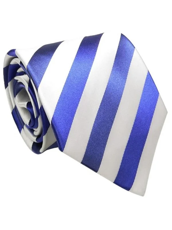 Royal Blue & White Striped