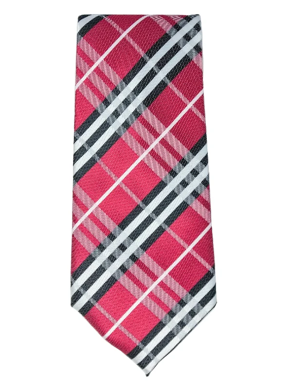 Men's tie with houndstooth pattern-Men's Silk Woven Wedding Neck Tie Collection