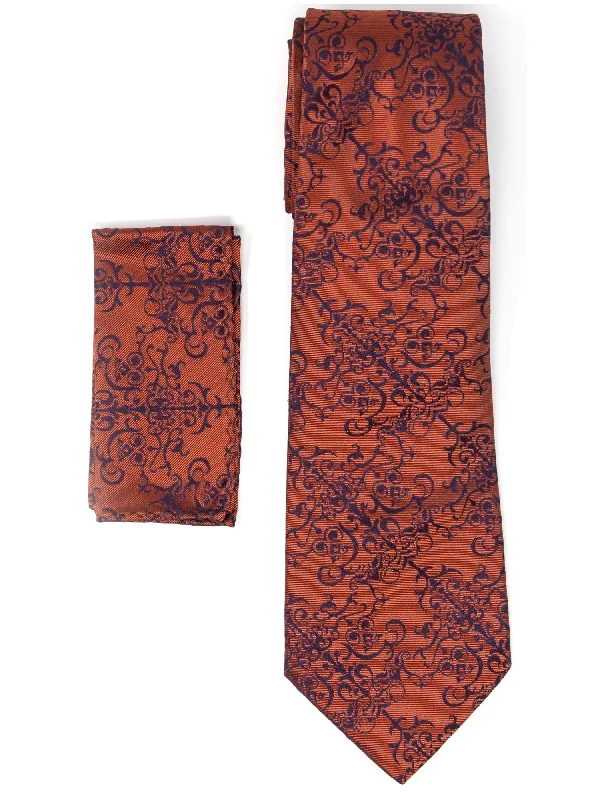 Copper & Brown Paisley