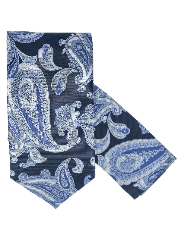 Blue And Navy Paisley